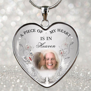 Personalized Heart-shaped Photo Memorial Necklace