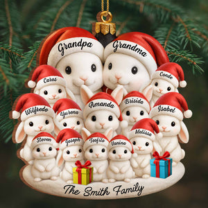 Celebrate Your Family's Magical Christmas, Personalized Custom Wood Ornament, Gift For Family