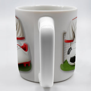 Celebrate Your Passion For Soccer, Personalized Custom Coffee Mug, Gift For Soccer Players