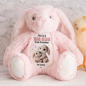 A Sweet Hug From Nana - Personalized Custom Easter Bunny Plush Gift For Family Members