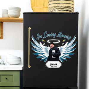 In Loving Memory - Personalized Photo Memorial Decal