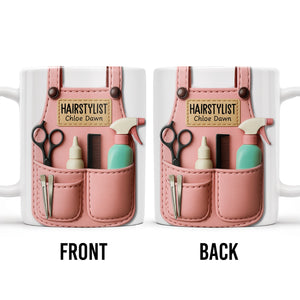 HAIRSTYLIST Personalized Custom Coffee Mug, Perfect Hairstylist Gift