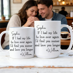 Love You Longer - Personalized Custom Coffee Mug