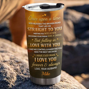 Marrying You Was The Best Decision - Personalized Custom Tumbler Gift For My Wife