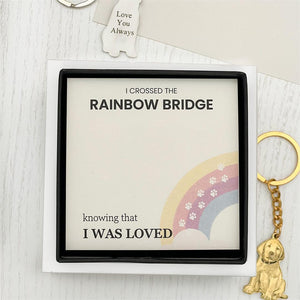 Personalized The Rainbow Bridge Life - Like Photo Keychain