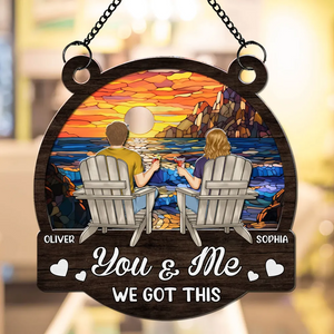 You Are My Rainbow - Personalized Custom Suncatcher Ornament