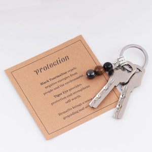 Crystal keychain,Healing crystals,Sad, A new beginning,Love yourself, Good luck with that,Success,Crystal gift