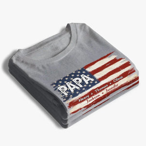 Proud To Be American - Family Personalized Pure Cotton T-Shirt