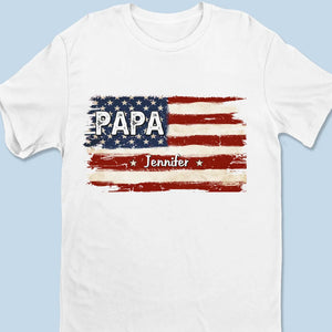 Proud To Be American - Family Personalized Pure Cotton T-Shirt