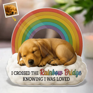 Forever In My Heart Memorial Personalized Rainbow Acrylic Plaque