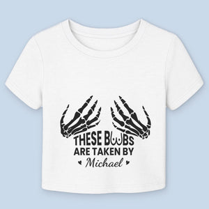 Property Of Someone Lucky - Couple Personalized Baby Tee - Gift For Wife, Girlfriend