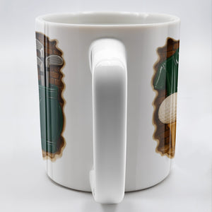Golf Shirt, Golf Balls, Golf Clubs, Golf Bag - Personalized Mug, Gift For Golf Lovers