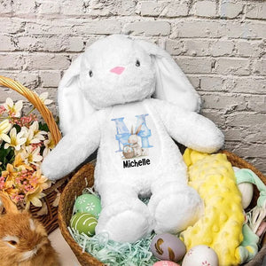 Easter Joy And Blessings From Above - Family Personalized Easter Bunny Plush - Easter Gift For Family Members