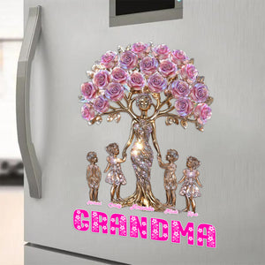 The Love Between Mother/Grandma And Her Kids - Personalized Decal