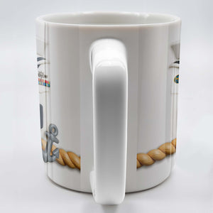 Celebrate Our Navy Heroes With Custom Navy Uniform And Anchor Design, Personalized Custom Coffee Mug