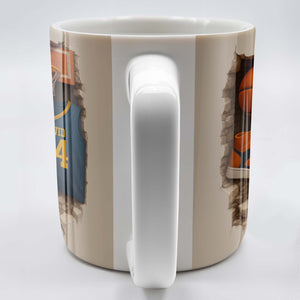 Sneakers And Jersey, Personalized Custom Coffee Mug, Gift For Basketball Players