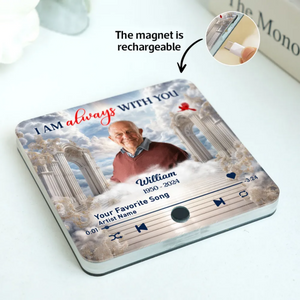 Memorial Heaven Gate Sky Personalized Music Fridge Magnet