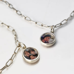Personalized Photo Charm Bracelet Gift For Pet Lover, Family Members