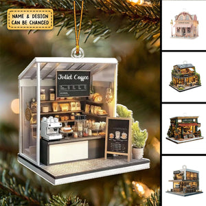 Personalized Gifts For Her Ornament Coffee Shop