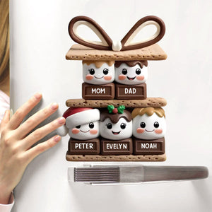 Happy Smores - Personalized Custom Decal - Gifts For Family, Friends, Coworkers