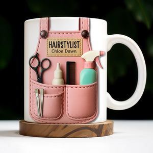 HAIRSTYLIST Personalized Custom Coffee Mug, Perfect Hairstylist Gift