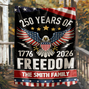 Personalized 250 Years of Freedom Blanket America 250th Anniversary Gift for Family