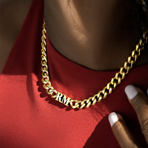 Custom Initial Choker Necklace