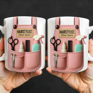 HAIRSTYLIST Personalized Custom Coffee Mug, Perfect Hairstylist Gift