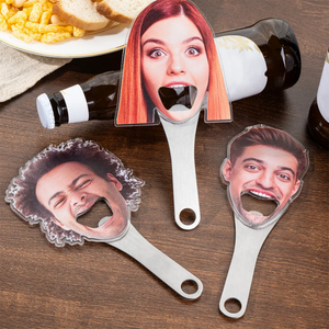 Personalized Funny Avatar Face Photo Bottle Opener