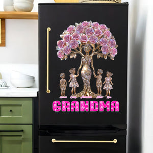 The Love Between Mother/Grandma And Her Kids - Personalized Decal