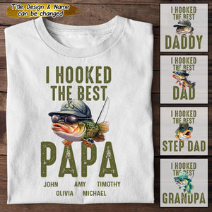 World's Best Dad, Grandpa, Papa - Personalized T-Shirt Father's Day