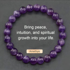 Natural Stone Agate Crystal Beaded Bracelet, Tiger Eye Stone Bracelet