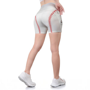 Personalized Women's Workout Shorts Baseball Softball Football Basketball Lover