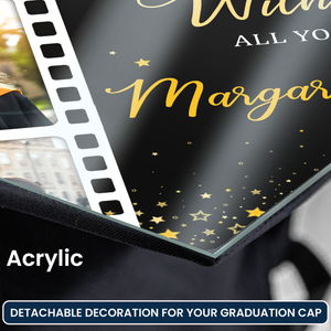 Behind You All Your Memories - Personalized Photo Graduation Cap Topper