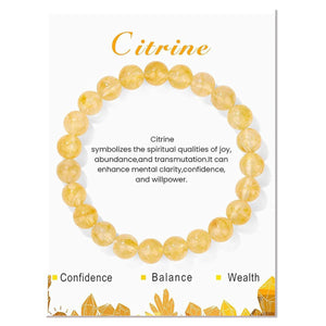 Gemstone Bracelet with Card