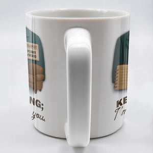 Keep Talking; I'm diagnosing you, Therapist Jacket, Notebook, Chair, Personalized Coffee Mug, Gift For Therapists