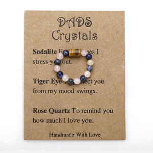 Healing crystals,Beaded elastic ring