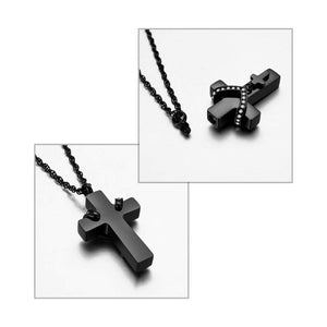 Eternal Embrace Memorial Cross Urn Necklace