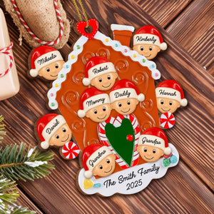 Christmas Family Personalized Custom Wood Ornament