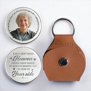 A Beautiful Soul, Forever Cherished - Memorial Personalized Custom Keychain Pocket Hug