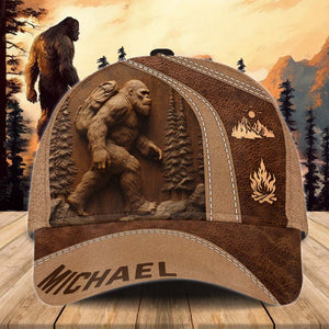 Personalized Sasquatch Hiking Classic Cap