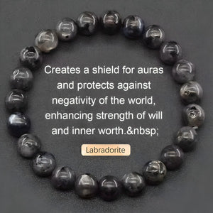 Natural Stone Agate Crystal Beaded Bracelet, Tiger Eye Stone Bracelet