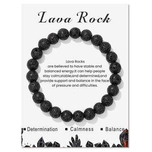 Gemstone Bracelet with Card