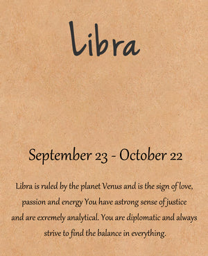 Natural Stone Hand Woven Bracelet With Twelve Constellations Paper Card