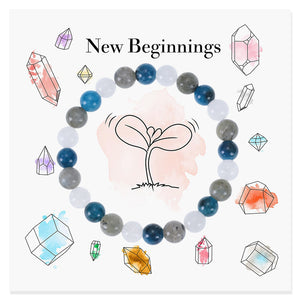 New Beginnings - Natural Stone Healing Encourage Bracelet
