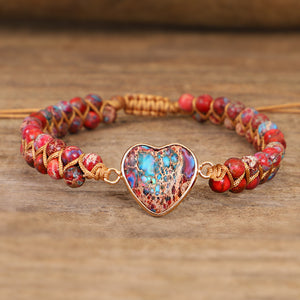 Passionate Heart Jasper Bracelet