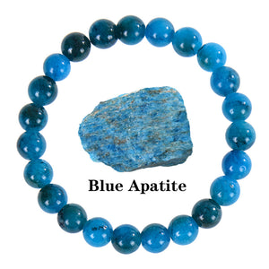 Natural Stone Agate Crystal Beaded Bracelet, Tiger Eye Stone Bracelet