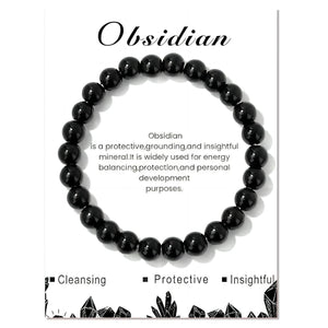 Gemstone Bracelet with Card