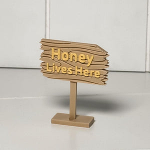 Personalized Plastic Forest Sign for Fishtanks, Aquariums