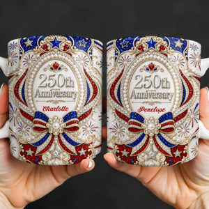 250th Anniversary Personalized Mug Gift For Patriots
